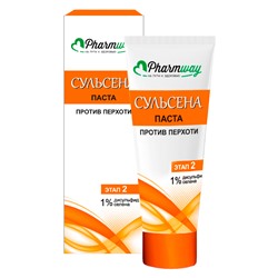 Витекс Pharmway СУЛЬСЕНА Паста против перхоти 1%, в коробке 75 мл