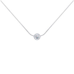 Колье из серебра со Swarovski Zirconia, 89070002