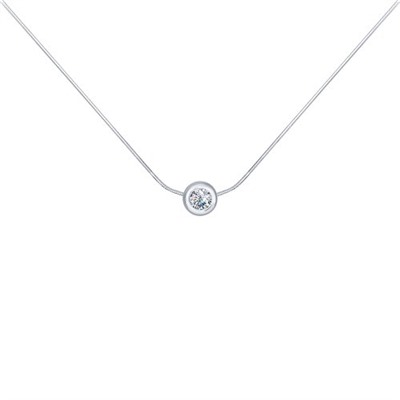 Колье из серебра со Swarovski Zirconia, 89070002