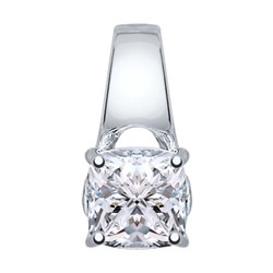 Подвеска из серебра со Swarovski Zirconia, 89030019