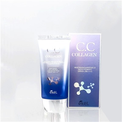 Ekel CC крем для лица с коллагеном / CC Cream Collagen SPF 50+ PA+++, 50 мл