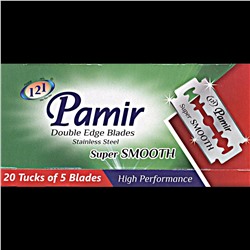 Лезвия для бритья классические двусторонние Pamir Stainless Steel Extra Smooth 5шт. (20X5шт. =100 лезвий) на карте