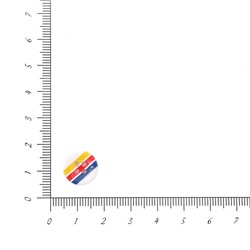 Пуговицы Рубашка 13мм 4 прокола L025-5 12шт (белый/синий/красный/желтый)