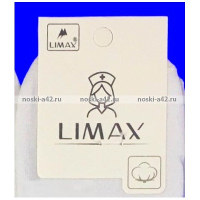 LIMAX носки укороченные женские белые медицинские арт. 71125В