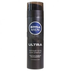 Nivea men гель д/бритья чер/ульт200