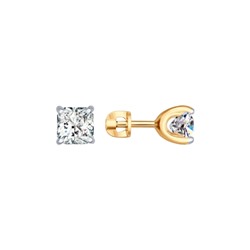 Серьги из серебра со Swarovski Zirconia, 89020084