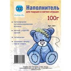 Наполнитель для мягких игрушек Н01 100гр