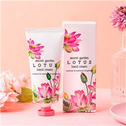 Jigott Крем для рук с экстрактом лотоса / Secret Garden Lotus Hand Cream, 100 мл