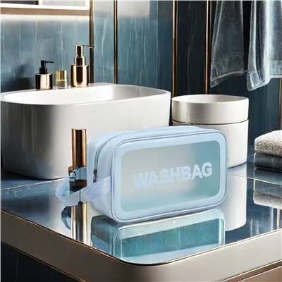 Kristaller Косметичка Washbag rectangular, голубой