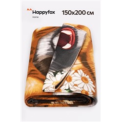 Простыня вафельная 150Х200 Happy Fox Home