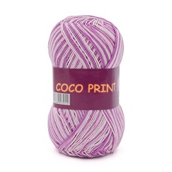 Coco print 4670 100%мерсеризован хлопок 50г/240м (Индия),  сирен.меланж