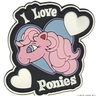 Нашивка 0172-0143 А I LOVE PONIES 452244