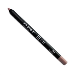 Provoc Полуперманентный гелевый карандаш для губ / ILLICIT Lip Liner Filler WP 224 Nude Brown, 1,2 г