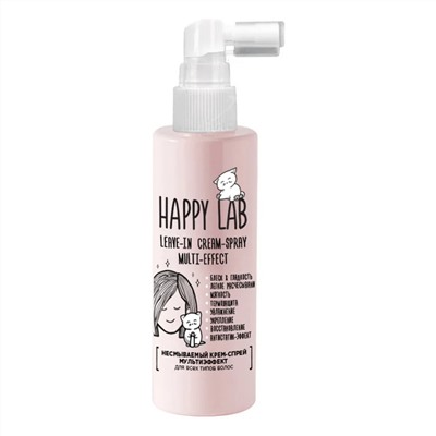 Happy Lab Несмываемый крем-спрей для волос / Leave-in Cream-Spray Multi-Effect, 200 мл