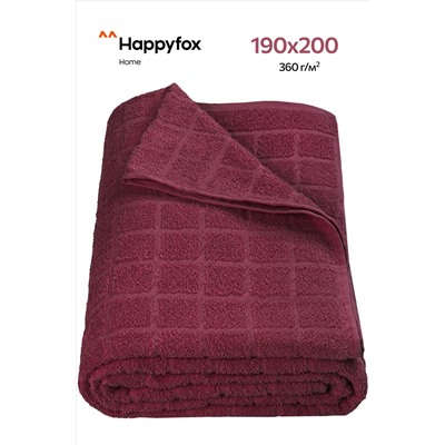 Простыня махровая 190Х200 Happy Fox Home