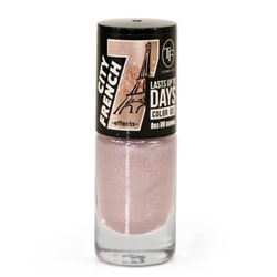 TF Лак для ногтей COLOR GEL CITY FRENCH тон 363 Nude glitter/Нюдовый с шиммером 8мл