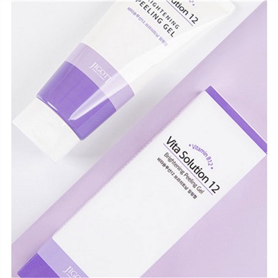 Jigott Осветляющий пилинг-гель для лица / Vita Solution 12 Brightening Peeling Gel, 180 мл