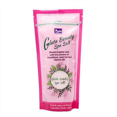 Siam Yoko Солевой скраб для тела c глутатионом / Gluta Beauty Spa Salt, 300 г