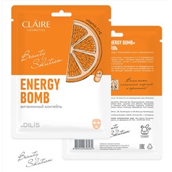 Claire Cosmetics Beauty Solution Тканевая маска «Energy Bomb»