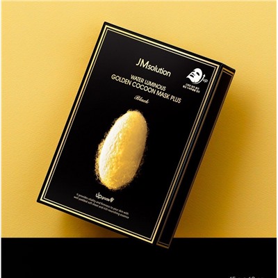 JMsolution Тканевая маска с протеинами кокона шелкопряда / Water Luminous Golden Cocoon Mask, 45 мл