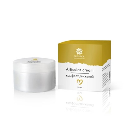 Articular cream, "Комфорт движений", "Бизорюк", 50 мл, пластик