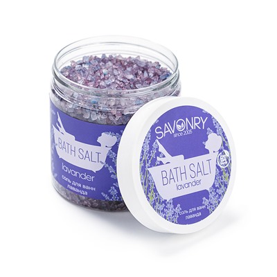 Соль для ванны Lavander (лаванда), 600 гр