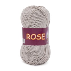 Rose 3939 100%хлопок двойн.мерсер-ции 50г/150м (Индия),  серебро