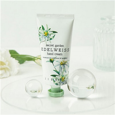 Jigott Крем для рук с экстрактом эдельвейса / Secret Garden Edelweiss Hand Cream, 100 мл