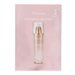 JMsolution Тканевая маска для лица с жемчужной пудрой / Glow Luminous Aurora Mask, 30 мл