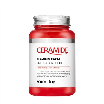 Farm Stay Ампульная сыворотка для лица с керамидами восстанавливающая / Ceramide Firming Facial Energy Ampoule, 250 мл