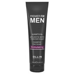 Ollin Шампунь мужской стимулирующий рост волос / Premier For Men, 250 мл