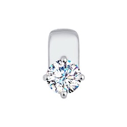 Подвеска из белого золота со Swarovski Zirconia, 81030057