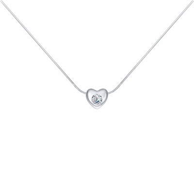 Колье из серебра со Swarovski Zirconia, 89070001