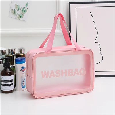 Kristaller Косметичка Washbag rectangular big, розовый