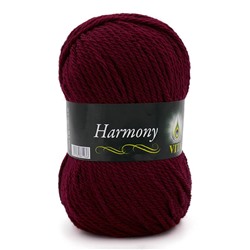 Harmony 6319 45%шерсть,  55%акрил 100г/110м (Германия),  бордовый