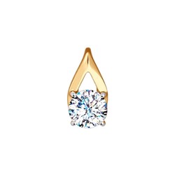 Подвеска из золота со Swarovski Zirconia, 81030059