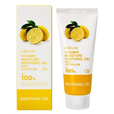 Lebelage Успокаивающий гель с витаминами / Vitamin Moisture Purity 100% Soothing Gel, 100 мл