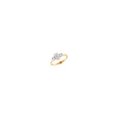 Кольцо из золота со Swarovski Zirconia, 81010408