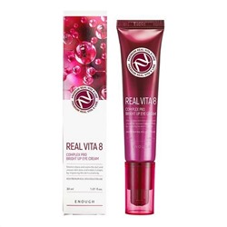 Enough Крем для кожи вокруг глаз с витаминами / Premium Real Vita 8 Complex Pro Bright Up Eye Cream, 30 мл