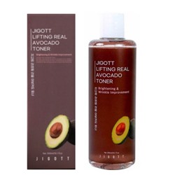 Jigott Тонер с экстрактом авокадо / Lifting Real Avocado Toner, 300 мл