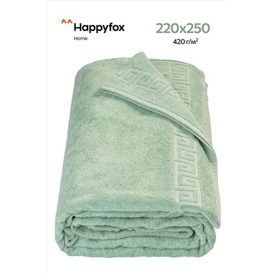 Махровая простыня 220Х250 Happy Fox Home