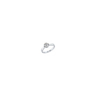 Помолвочное кольцо из серебра с swarovski zirconia, 89010028