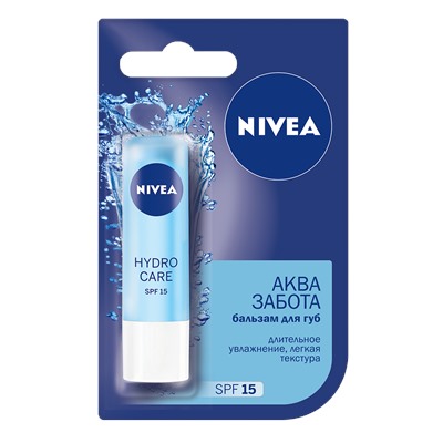 Nivea бальзам д/губ аква забота