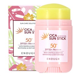 Enough Стик солнцезащитный для лица и тела с центеллой / Cica Sun Stick SPF50+/PA++++, 20 г