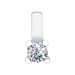 Подвеска из серебра со Swarovski Zirconia, 89030016