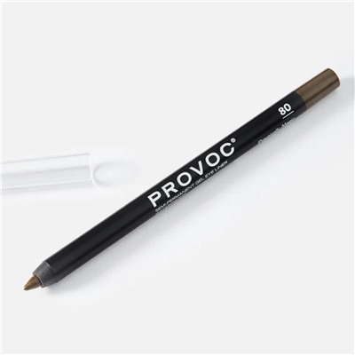 Provoc Гелевый карандаш-подводка для глаз водостойкий / Semi Permanent Gel Eye Liner №80 Practically Magic