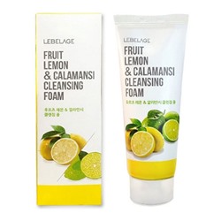 Lebelage Очищающая пенка с лимоном и экстрактом каламанси / Fruit Lemon & Calamansi Cleansing Foam, 100 мл