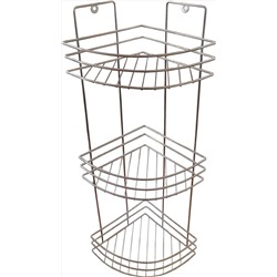 Полка хром угловая 3-х ярусная ПУ-3
